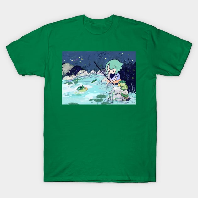 Kappas and Cucumber T-Shirt by kurilord